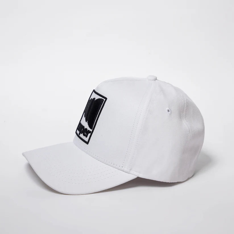 Cuper Logo White Suede Cap