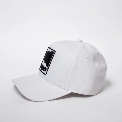 Cuper Logo White Suede Cap