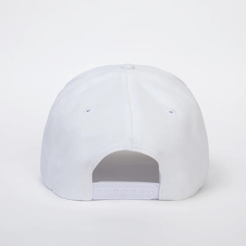 Cuper Logo White Suede Cap
