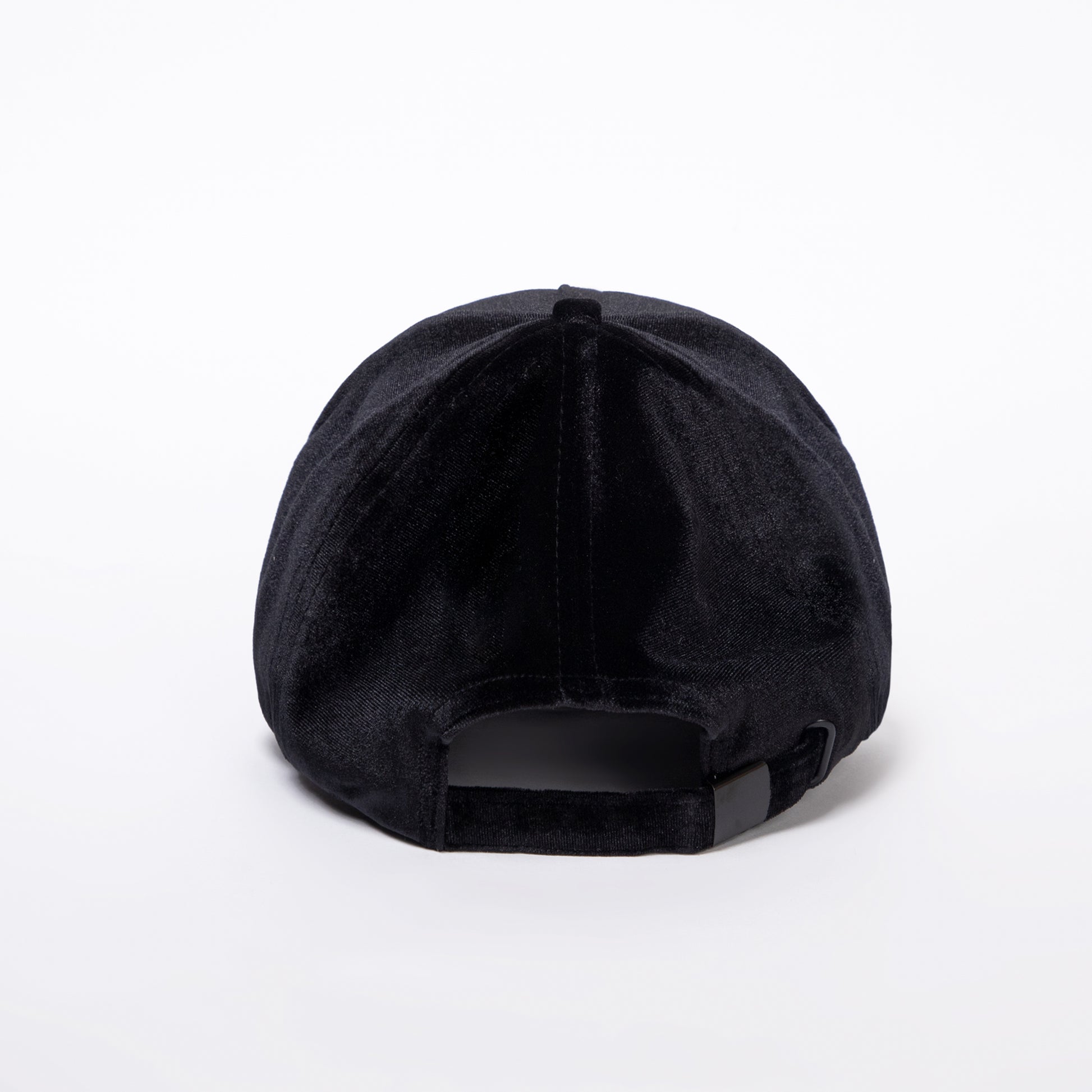 black cap with back profile