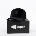 All Black Velvet Cap